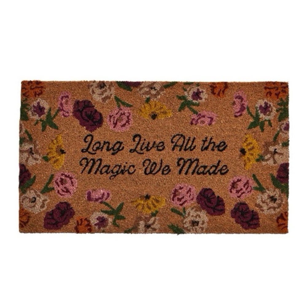 NWT Taylor Swift Long Live All The Magic We Made Acoustic Piano Door Mat